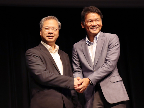 龔明鑫主委與東京都宮坂學副都知事合影