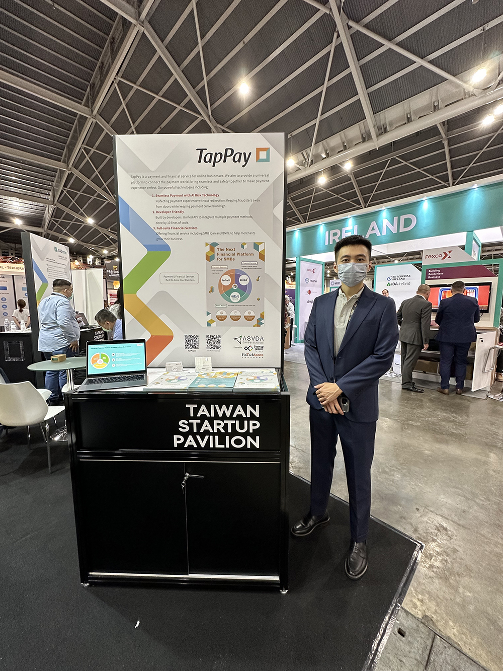 圖五:喬睿科技旗下TapPay支付系統已串接超過18家台灣及國際銀行,支援多種熱門支付工具,同時提供Cherri X- AI盜刷偵測系統、卡片效期自動更新等多樣化服務,確保交易安全。