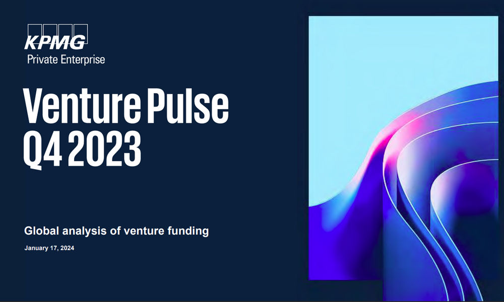 KPMG安侯建業發佈2023年Q4《創投脈動:全球創業投資分析》報告
