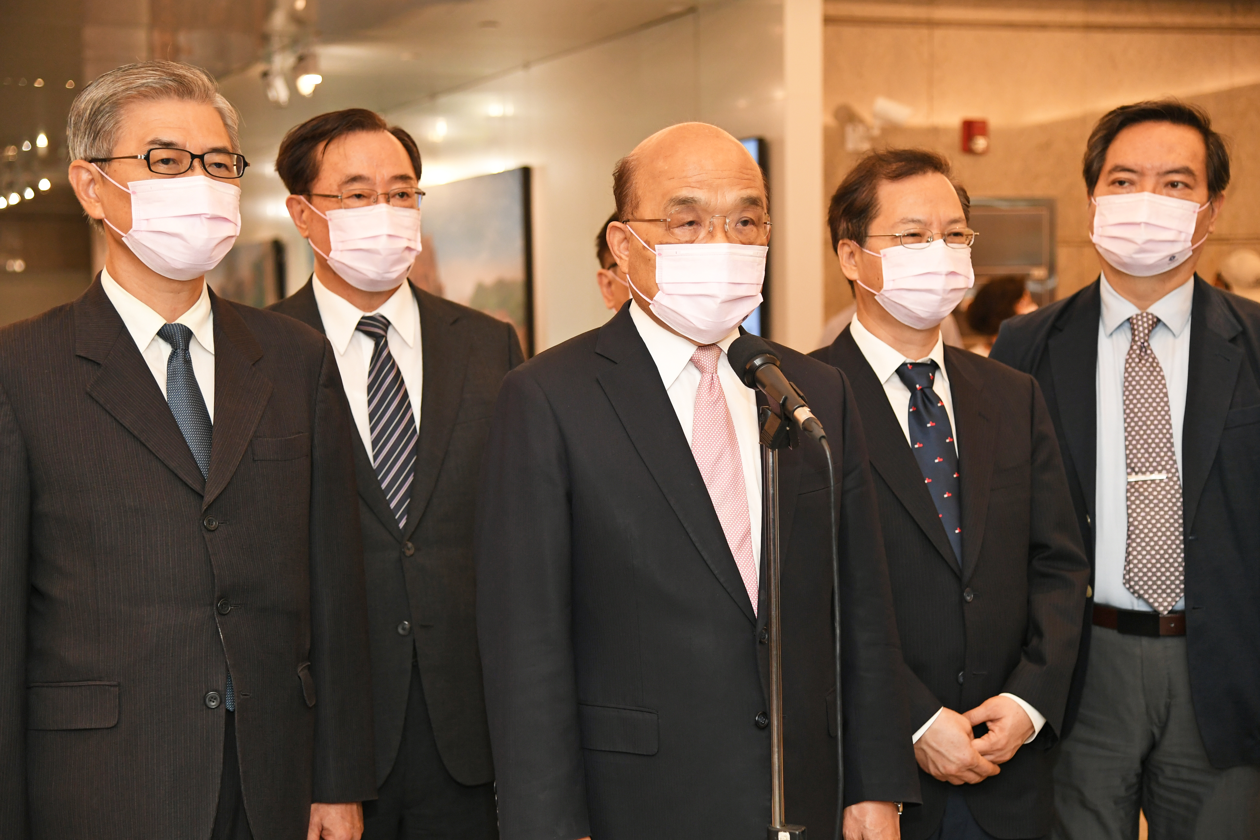 圖四&nbsp;/ 2021年7月20日行政院長蘇貞昌出席證交所「臺灣創新板」及櫃買中心「戰略新板」聯合開板典禮